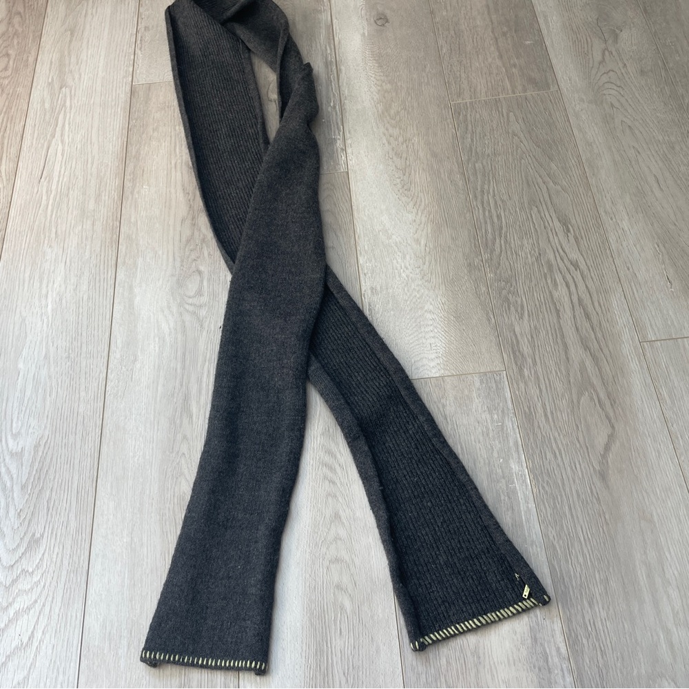 Lululemon Wool Scarf Long Thin Rectangular Knit W… - image 1